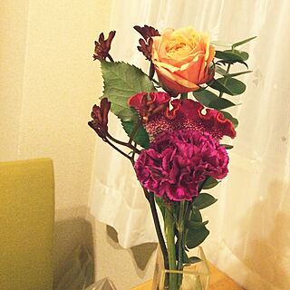机/お花のプレゼント♡/お花大好き♡のインテリア実例 - 2014-11-10 22:15:00