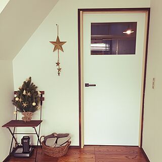 玄関/入り口/salut !/クリスマスツリー/IKEAのインテリア実例 - 2016-12-25 13:03:54