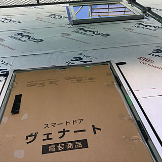 玄関/入り口/ZEROキューブ/ステップフロアのある家/新築建築中/新築一戸建てのインテリア実例 - 2017-12-23 21:12:47