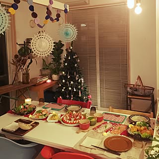 器をこよなく愛する部/クリスマスパーリー/手巻き寿司/手作りケーキ/クリスマス...などのインテリア実例 - 2015-12-25 19:03:24