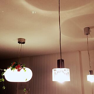 壁/天井/LED照明/ハンギングフラワー/ドライフラワー作製中/青山フラワーマーケットの 花束...などのインテリア実例 - 2016-10-31 23:43:05