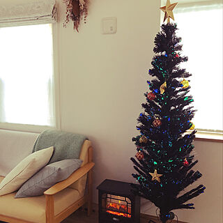 クリスマスツリー/クリスマス/Dimplex電気暖炉/フィンレイソン/暮らしを楽しむ...などのインテリア実例 - 2020-12-24 16:18:38