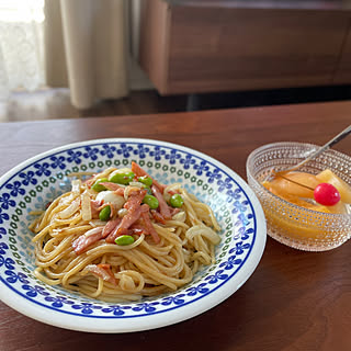 机/ご褒美スイーツ/ご褒美/食器/ピエトロのまぜるだけパスタ♡...などのインテリア実例 - 2023-10-16 12:32:00