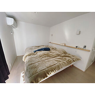 寝室/寝室インテリア/IKEAのさめちゃん/無印良品/IKEA...などのインテリア実例 - 2020-12-31 18:28:39