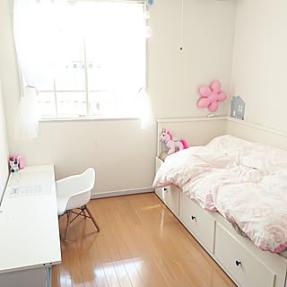 部屋全体/女の子部屋/イームズチェアリプロダクト/IKEA/フライングタイガーコペンハーゲン...などのインテリア実例 - 2017-05-02 09:50:59