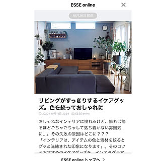 壁に付けられる家具/無印良品/アクセントクロス/北欧インテリア/植物のある暮らし...などのインテリア実例 - 2020-10-26 21:54:09