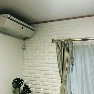壁/天井/DAISO♥/クッションレンガシート白のインテリア実例 - 2018-02-28 17:50:02