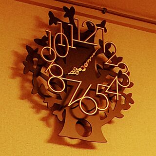 ニトリ/ニトリの時計/リビング/ふりこ時計のインテリア実例 - 2015-11-30 20:10:45