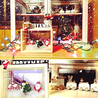 部屋全体/コンテストに参加してみました♡/クリスマス/ハンドメイド/セリア...などのインテリア実例 - 2015-11-24 01:26:14