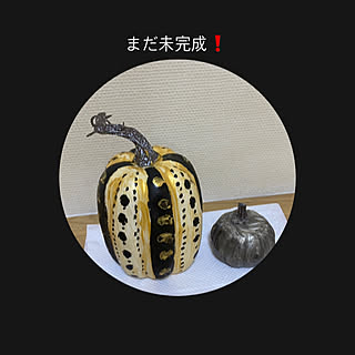 部屋全体/無理無理！/上手くできない…(泣)/草間彌生さん風/ハロウィンリメイク失敗...などのインテリア実例 - 2023-09-15 16:47:04