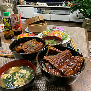 鰻/今日の晩御飯/癒し/見てくれてありがとうございます♡/わたしの休日のすごし方...などのインテリア実例 - 2023-05-13 20:29:59