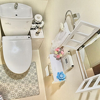 ニトリトイレマット/トイレットペーパーカバー/トイレットペーパー収納/マンション/RCの出会いに感謝♡...などのインテリア実例 - 2020-06-15 15:06:33