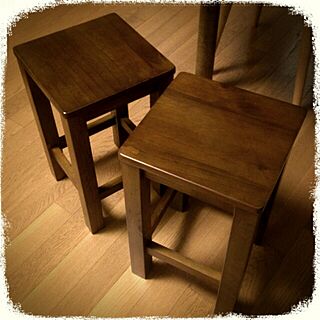 机/図工室の椅子/椅子/椅子 スツール/木の椅子のインテリア実例 - 2013-11-17 00:15:38