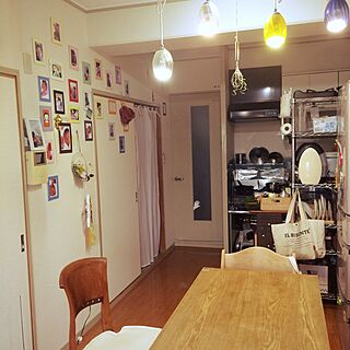 キッチン/写真の飾り方/照明/ナチュラル/ダイニングのインテリア実例 - 2015-09-25 07:43:32