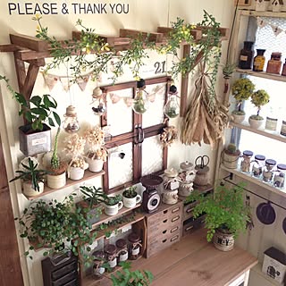 机/ナチュラル/DIY/観葉植物/セリア...などのインテリア実例 - 2016-02-21 12:24:53