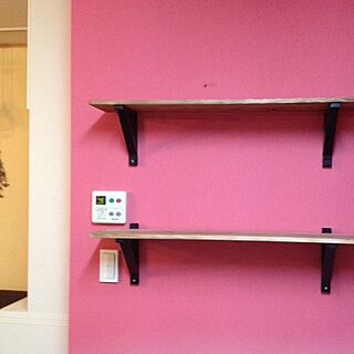 壁/天井/カラフルな壁/ペイント/DIY/IKEA...などのインテリア実例 - 2014-08-05 22:47:07