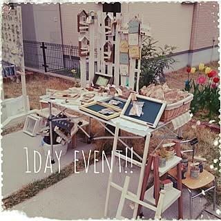 ハンドメイドイベント/雑貨/ハンドメイド/ラダーdiy/黒板　DIY...などのインテリア実例 - 2014-04-22 20:09:36