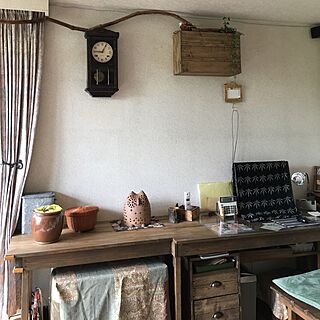 リビング/ハンドメイド/植物/収納アイデア/DIY...などのインテリア実例 - 2017-06-03 09:07:57