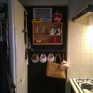 キッチン/初投稿/DIY/無印良品 壁に付けられる家具/IKEA...などのインテリア実例 - 2017-04-13 11:34:28