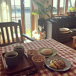 部屋全体/犬と暮らす/テーブルの上/みなさんの投稿が励みになります/輸入住宅...などのインテリア実例 - 2017-11-01 11:33:07