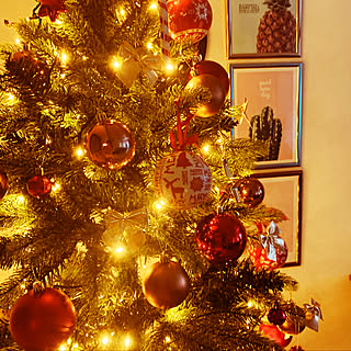 クリスマスツリー/クリスマス/100均/DIY/Relaxing...などのインテリア実例 - 2020-11-19 16:02:53