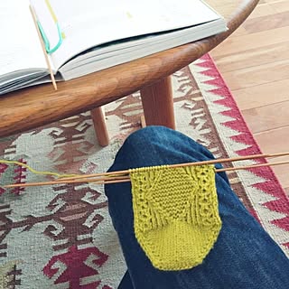 わたしの休日のすごし方/手編みくつ下/ハンドメイド 春/手編み/52 weeks of Socks...などのインテリア実例 - 2023-04-30 15:53:48