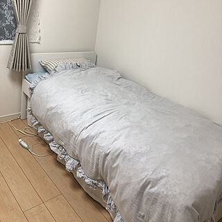 ベッド周り/IKEA/ナチュラルのインテリア実例 - 2018-08-19 00:02:04