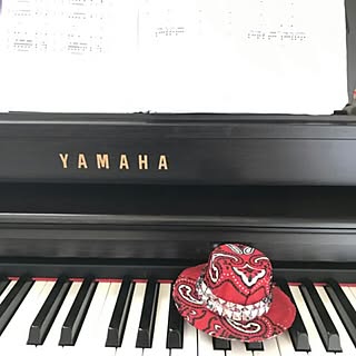 リビング/物語のある暮らし/ピアノがある部屋/YAMAHA/ハンドメイド...などのインテリア実例 - 2017-06-06 08:48:37