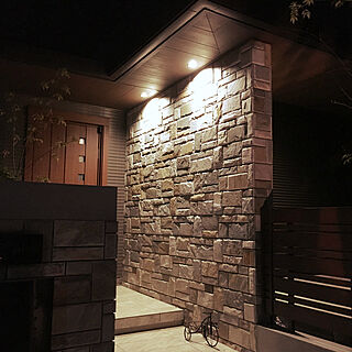 石貼り壁/玄関/入り口のインテリア実例 - 2019-05-15 21:22:46