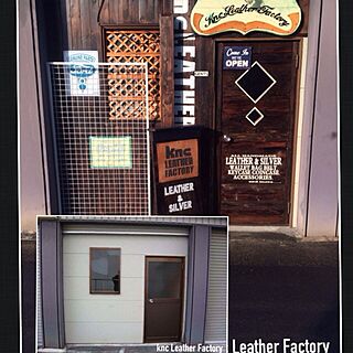 玄関/入り口/knc Leather Factory/ハンドメイド/手作り/DIY...などのインテリア実例 - 2014-01-31 09:27:44