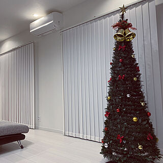 シンプル/吊るすだけで簡単/クリスマスツリー180cm/RoomClipアンケート/リビングのインテリア実例 - 2020-12-09 20:37:05