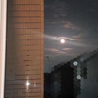 部屋全体/うさぎは月にいるのかな。/スーパームーン翌日/ベランダから撮影/見て頂き感謝です...などのインテリア実例 - 2022-07-14 21:30:31