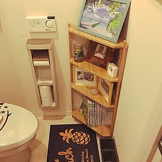 バス/トイレ/ポスターのある部屋/西海岸テイスト/サーファーの家/まだまだ夏を感じたい...などのインテリア実例 - 2016-11-10 21:10:19