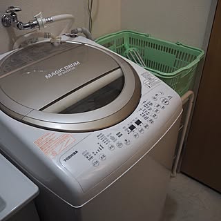 バス/トイレ/家電は白/MAGIC DRUM/TOSHIBA洗濯機/TOSHIBA...などのインテリア実例 - 2016-08-03 21:58:24