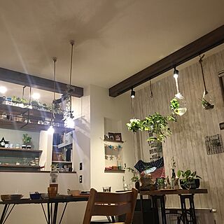 部屋全体/カメラマークそろそろきそう/梁風/植物初心者/リアルグリーン...などのインテリア実例 - 2016-08-27 23:25:13