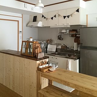 キッチン/ナチュラルキッチン/DIY/3COINS/セリア...などのインテリア実例 - 2015-08-14 17:58:11