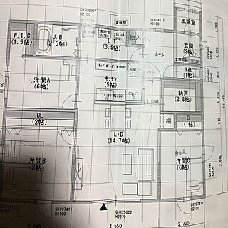 部屋全体/動線をスムーズに/FPの家/30坪/和モダン希望...などのインテリア実例 - 2019-04-25 21:38:46