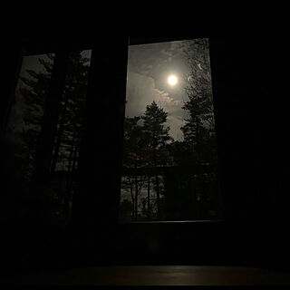 月あかり/月/ピンクムーン/月夜/窓から見える景色...などのインテリア実例 - 2021-04-28 16:02:01