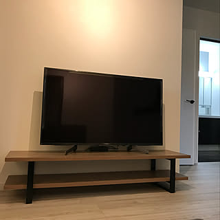 新居購入品/ソファーのない暮らし/シンプルインテリア/アイアン家具/テレビボード...などのインテリア実例 - 2020-01-07 22:25:20