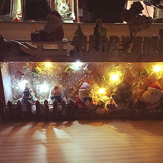 リビング/クリスマスデコレーション/ダイソー/セリア/雑貨のインテリア実例 - 2016-11-18 22:41:41