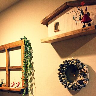壁/天井/Christmas/ともころんさん/はなのいえくるみさん/いなざうるす屋さんのインテリア実例 - 2013-11-13 10:15:21