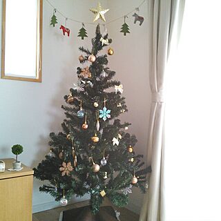 クリスマスツリー150cm/3COINS/クリスマス/ニトリのオーナメントのインテリア実例 - 2014-12-01 12:55:04