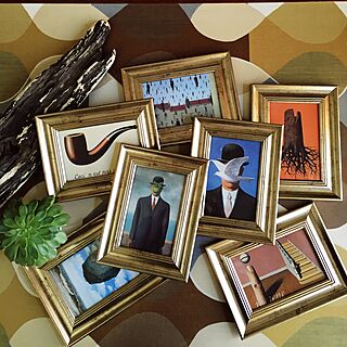 Magritte カード/流木/多肉植物/壁/天井/マグリットの絵のインテリア実例 - 2015-10-08 10:50:41