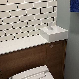 INAXのトイレ/トイレ手洗い/サンゲツ壁紙/リフォレ(Ｉ型)/トイレ収納...などのインテリア実例 - 2021-07-26 12:17:46