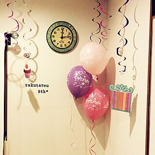 部屋全体/Birthday partyのインテリア実例 - 2016-11-21 14:36:06