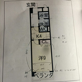 部屋全体/一人暮らし/配置に迷い中…/9畳/9畳1K...などのインテリア実例 - 2019-02-05 21:41:26