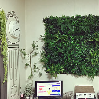 ザラホーム/フェイクグリーン/100均/DIY/観葉植物...などのインテリア実例 - 2019-05-13 20:18:28