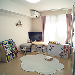 部屋全体/子供部屋&キッズスペース/壁に付けられる家具/こどもと暮らす/d-room...などのインテリア実例 - 2020-02-11 13:10:33