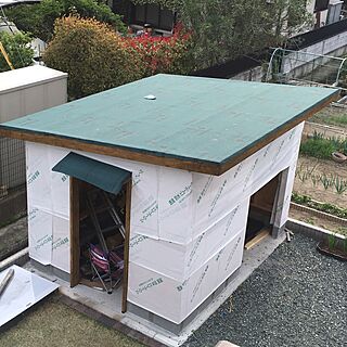 部屋全体/DIY/ガレージ/バイクガレージ/屋根...などのインテリア実例 - 2016-05-05 12:31:27