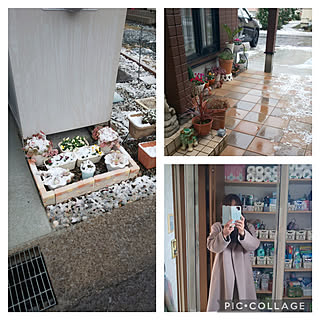 玄関/入り口/雪景色/冬支度/RCの出会いに感謝♡/いつもいいねやコメありがとうございます♡...などのインテリア実例 - 2022-12-08 13:01:03